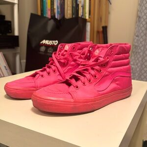🔥Hot Pink Monochrome Vans Sk8-Hi🔥